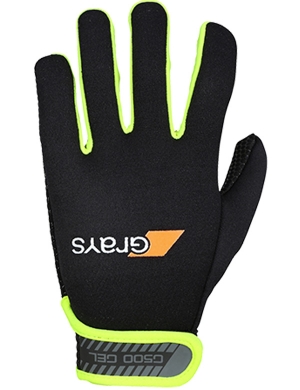 Grays G500 Gel Hockey Gloves - Black/Yellow